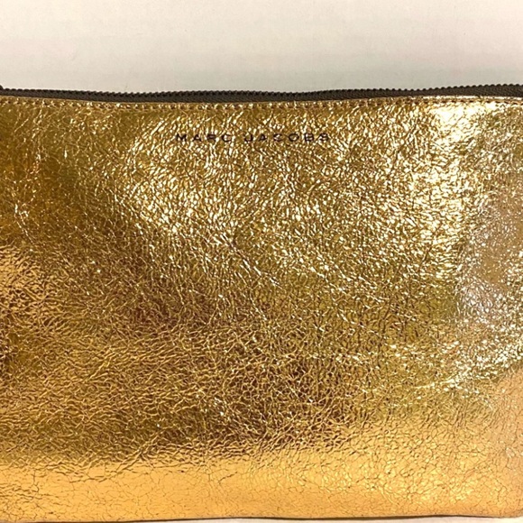 Marc Jacob’s Gold Clutch pouch make Bag - Picture 2 of 6